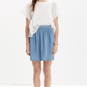 Madewell Chambray Skirt - Size 10